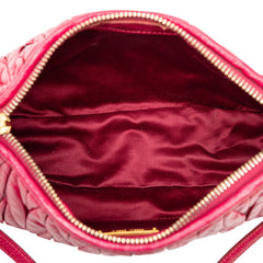 ミュウミュウ マテラッセ ワンショルダーバッグ ピンク レザー レディース MIUMIU 【中古】