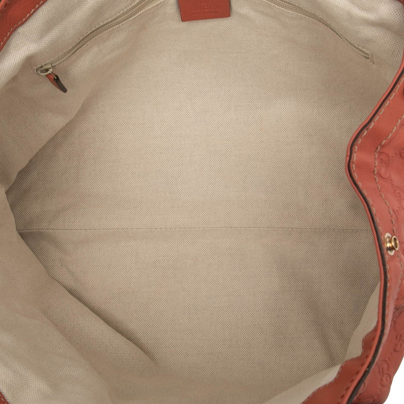 グッチ スーキー グッチシマ ハンドバッグ 211944 ピンク レザー レディース GUCCI 【中古】