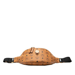 エム シー エム ヴィセトス ウエストバッグ ボディバッグ ブラウン レザー レディース MCM 【中古】