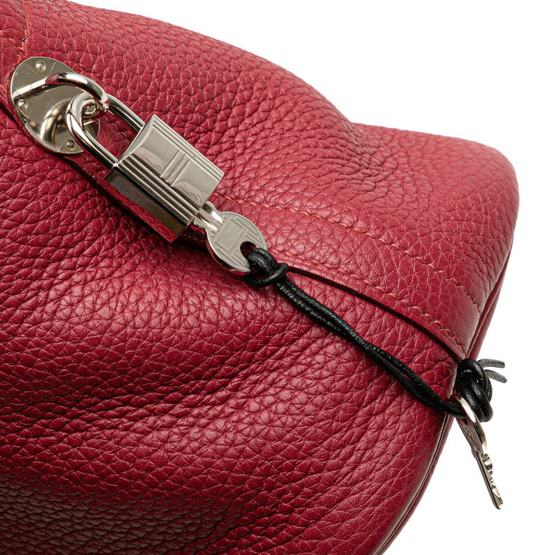 エルメス ボリード31 ショルダーバッグ ハンドバッグ 2WAY ルビー ピンク トリヨンクレマンス レディース HERMES 【中古】