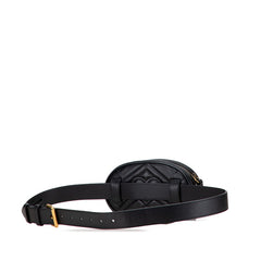 グッチ GGマーモント ベルトバッグ ウエストバッグ 476434 ブラック レザー レディース GUCCI 【中古】