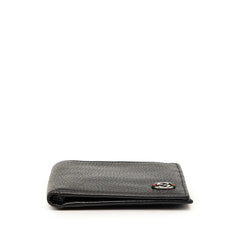 グッチ インターロッキングG 二つ折り財布 308795 ブラック レザー レディース GUCCI 【中古】