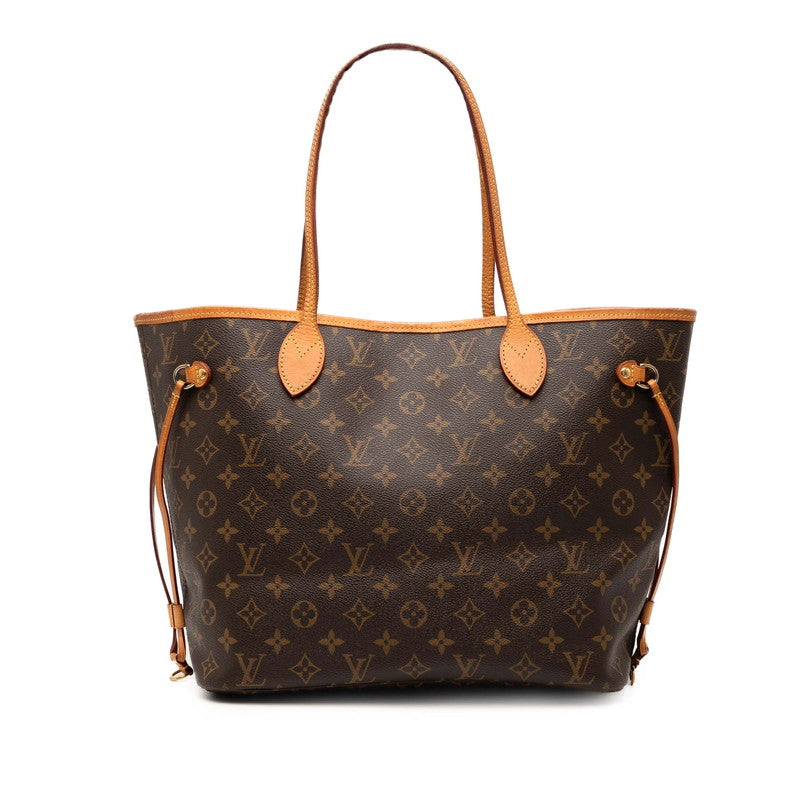 ルイ ヴィトン モノグラム ネヴァーフルMM ショルダーバッグ トートバッグ M40156 ブラウン PVC レザー レディース LOUIS VUITTON 【中古】