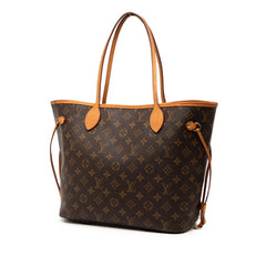 ルイ ヴィトン モノグラム ネヴァーフルMM ショルダーバッグ トートバッグ M40156 ブラウン PVC レザー レディース LOUIS VUITTON 【中古】