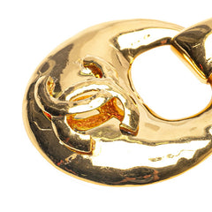 シャネル ヴィンテージ ココマーク ラウンド ペンダントネックレス ゴールド メッキ レディース CHANEL 【中古】