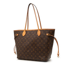 ルイ ヴィトン モノグラム ネヴァーフルMM トートバッグ ショルダーバッグ M40156 ブラウン PVC レザー レディース LOUIS VUITTON 【中古】