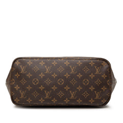 ルイ ヴィトン モノグラム ネヴァーフルMM トートバッグ ショルダーバッグ M40156 ブラウン PVC レザー レディース LOUIS VUITTON 【中古】