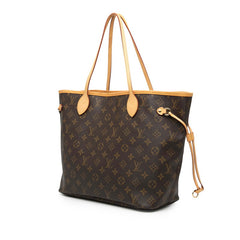 ルイ ヴィトン モノグラム ネヴァーフルMM ショルダ-バッグ トートバッグ M40156 ブラウン PVC レザー レディース LOUIS VUITTON 【中古】