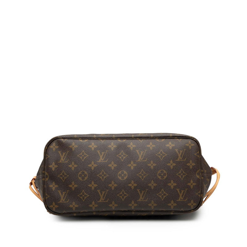 ルイ ヴィトン モノグラム ネヴァーフルMM ショルダ-バッグ トートバッグ M40156 ブラウン PVC レザー レディース LOUIS VUITTON 【中古】
