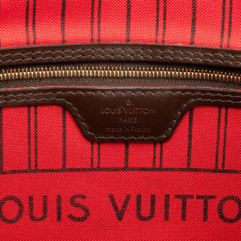 ルイ ヴィトン ダミエ ネヴァーフルPM トートバッグ ハンドバッグ N41359 エベヌ ブラウン PVC レザー レディース LOUIS VUITTON 【中古】