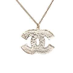 シャネル ココマーク ネックレス B12A ゴールド シルバー メッキ レディース CHANEL 【中古】