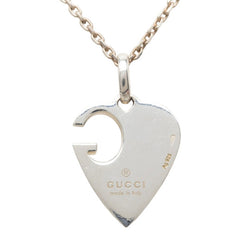 グッチ Gハート チェーン ペンダント ネックレス SV925 シルバー レディース GUCCI 【中古】