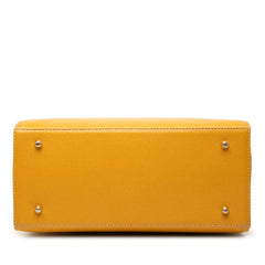 バーバリー ノバチェック ハンドバッグ オレンジ レザー レディース BURBERRY 【中古】