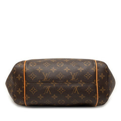 ルイ ヴィトン モノグラム トータリーPM ハンドバッグ ショルダーバッグ M56688 ブラウン PVC レザー レディース LOUIS VUITTON 【中古】
