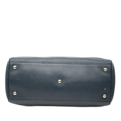 グッチ バンブー ハンドバッグ ショルダーバッグ 2WAY 323660 ブルー レザー レディース GUCCI 【中古】