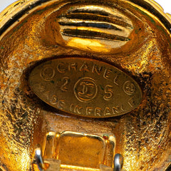 シャネル ヴィンテージ ココマーク マトラッセ イヤリング ゴールド メッキ レディース CHANEL 【中古】