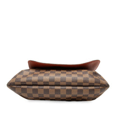 ルイ ヴィトン ダミエ ミュゼット 斜め掛け ショルダーバッグ N51302 ブラウン PVC レザー レディース LOUIS VUITTON 【中古】