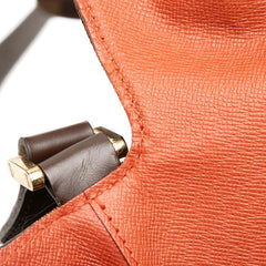 ルイ ヴィトン ダミエ ミュゼット 斜め掛け ショルダーバッグ N51302 ブラウン PVC レザー レディース LOUIS VUITTON 【中古】