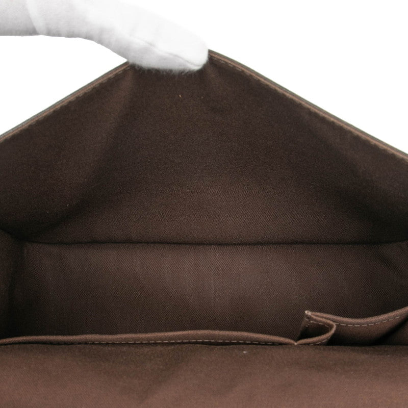 ルイ ヴィトン タイガ アンドレイ 斜め掛け ショルダーバッグ M32488 グリズリ ブラウン レザー メンズ LOUIS VUITTON 【中古】