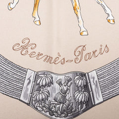 エルメス カレ70 PAMPA 大草原 スカーフ グレー系 マルチカラー シルク レディース HERMES 中古