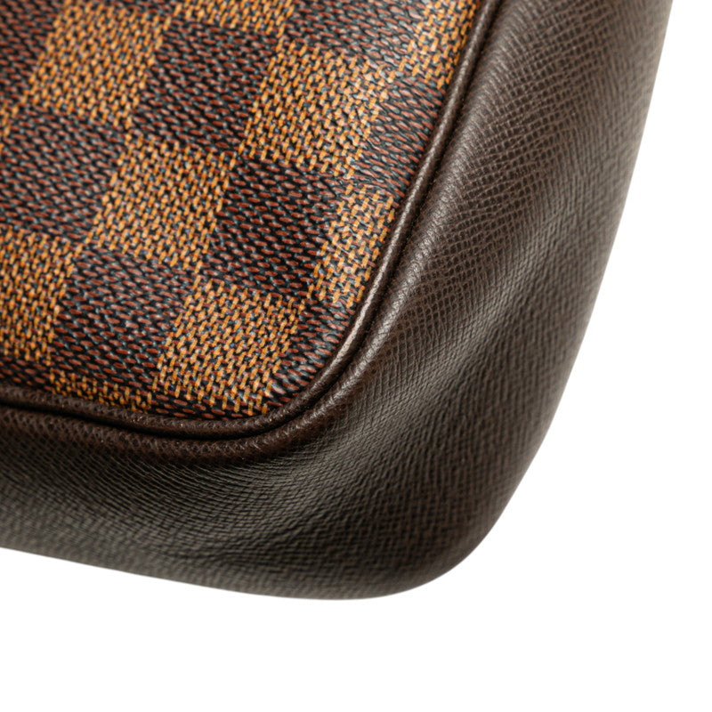 ルイ ヴィトン ダミエ トゥルース メイクアップ ミニショルダーバッグ ポーチ N51982 ブラウン PVC レザー レディース LOUIS VUITTON 【中古】