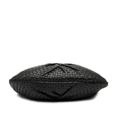 ボッテガヴェネタ イントレチャート ワンショルダーバッグ ハンドバッグ ブラック レザー レディース BOTTEGAVENETA 【中古】