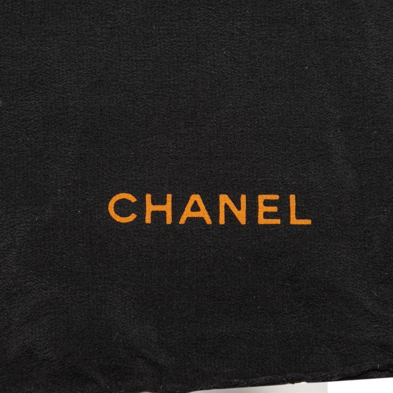シャネル ココマーク ジュエリー 宝石 モチーフ スカーフ ベージュ ブラック マルチカラー シルク レディース CHANEL 【中古】