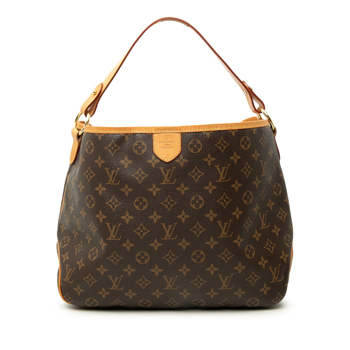 ルイ ヴィトン モノグラム ディライトフルPM ワンショルダーバッグ M40352 ブラウン PVC レザー レディース LOUIS VUITTON 中古