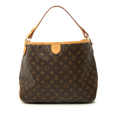 ルイ ヴィトン モノグラム ディライトフルPM ワンショルダーバッグ M40352 ブラウン PVC レザー レディース LOUIS VUITTON 中古