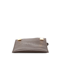 ヴァレンティノ アイデンティティ 斜め掛け ミニ ショルダーバッグ ポシェット ブラウン レザー レディース VALENTINO 【中古】