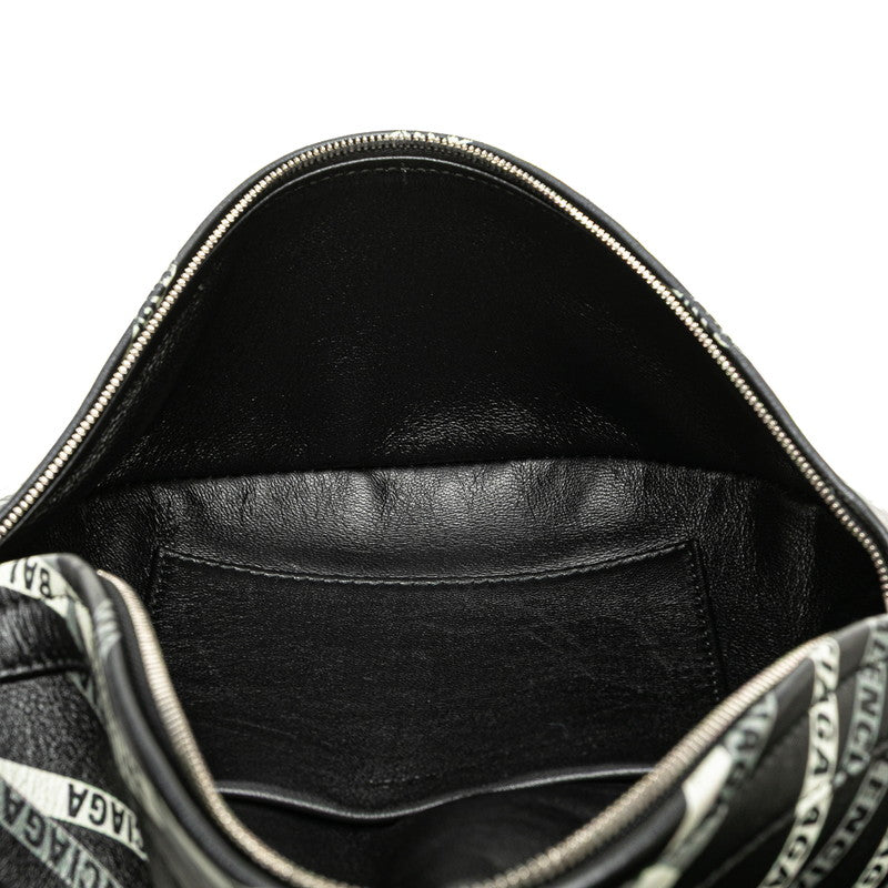 バレンシアガ スーベニア ウエストバッグ ボディバッグ 518163 ブラック グリーン レザー レディース BALENCIAGA 【中古】