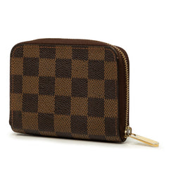 ルイ ヴィトン ダミエ エベヌ ジッピー コインパース コインケース 財布 N63070 ブラウン PVC レザー レディース LOUIS VUITTON 中古