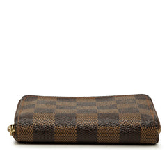 ルイ ヴィトン ダミエ エベヌ ジッピー コインパース コインケース 財布 N63070 ブラウン PVC レザー レディース LOUIS VUITTON 中古