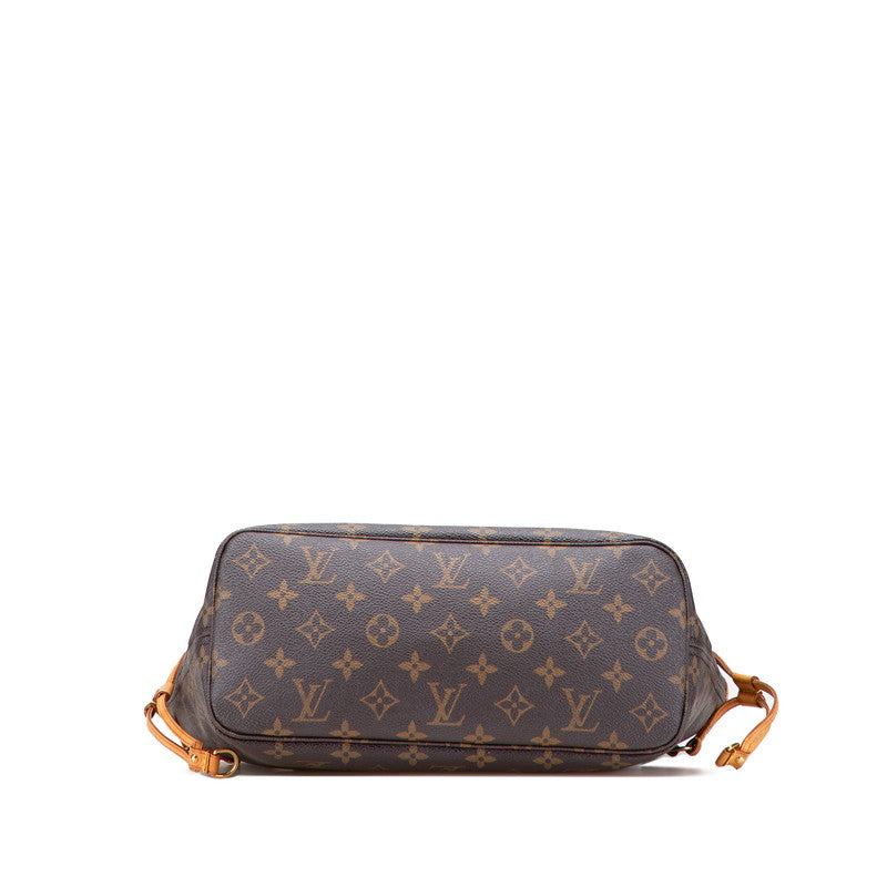 ルイ ヴィトン モノグラム ネヴァーフルPM ハンドバッグ トートバッグ M40155 ブラウン PVC レザー レディース LOUIS VUITTON 【中古】