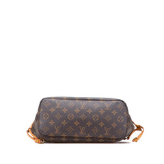 ルイ ヴィトン モノグラム ネヴァーフルPM ハンドバッグ トートバッグ M40155 ブラウン PVC レザー レディース LOUIS VUITTON 【中古】