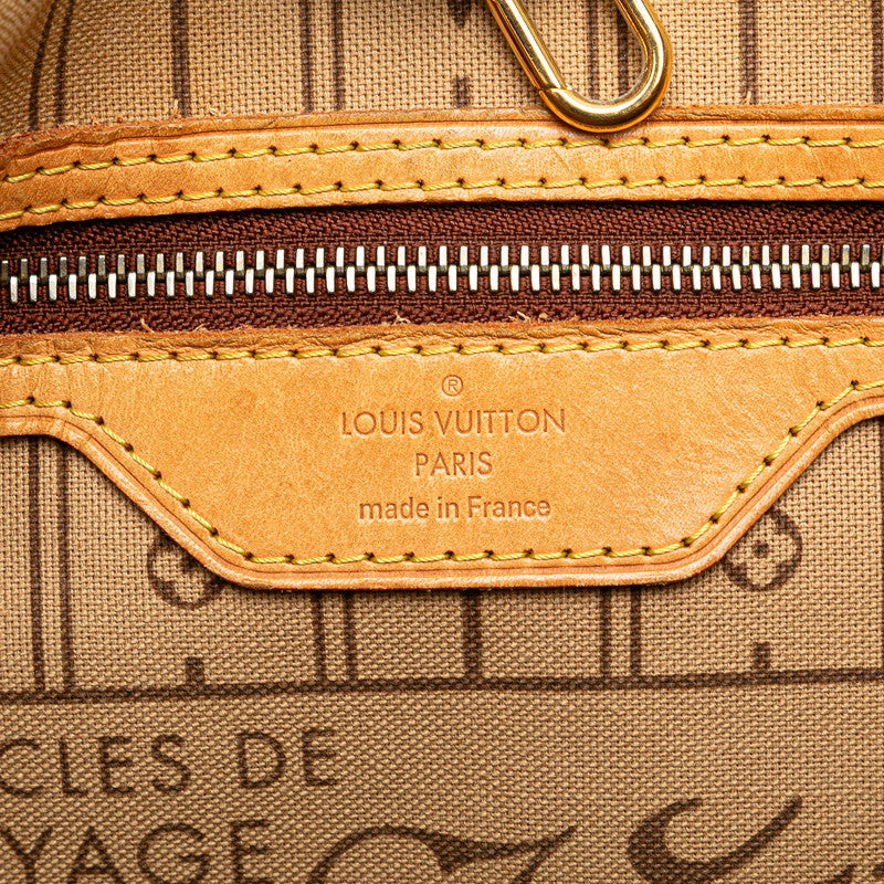 ルイ ヴィトン モノグラム ネヴァーフルPM ハンドバッグ トートバッグ M40155 ブラウン PVC レザー レディース LOUIS VUITTON 【中古】