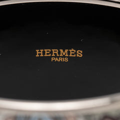 エルメス エマイユTGM 七宝焼き バングル シルバー マルチカラー メタル レディース HERMES 【中古】