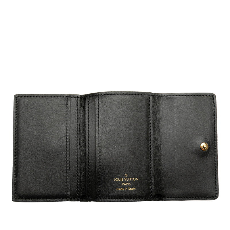 ルイ ヴィトン モノグラム ポルトフォイユ マイクロ 三つ折り財布 M68704 ブラウン PVC レザー レディース LOUIS VUITTON 【中古】