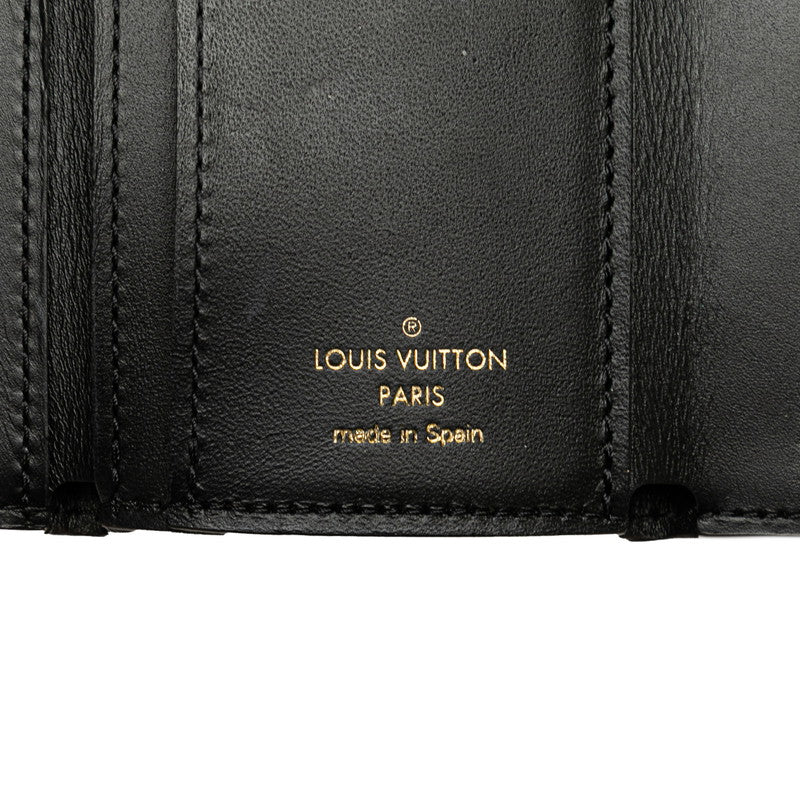 ルイ ヴィトン モノグラム ポルトフォイユ マイクロ 三つ折り財布 M68704 ブラウン PVC レザー レディース LOUIS VUITTON 【中古】