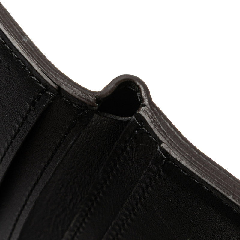 ルイ ヴィトン モノグラム ポルトフォイユ マイクロ 三つ折り財布 M68704 ブラウン PVC レザー レディース LOUIS VUITTON 【中古】