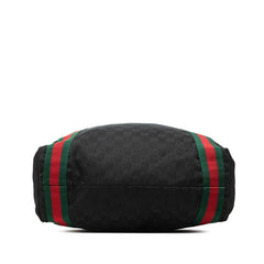 グッチ GGキャンバス シェリーライン トートバッグ 189669 ブラック キャンバス レディース GUCCI 中古