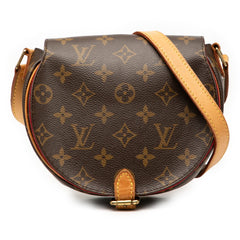ルイ ヴィトン モノグラム タンブラン 斜め掛け ショルダーバック M51179 ブラウン PVC レザー レディース LOUIS VUITTON 【中古】