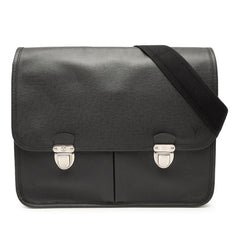 ルイ ヴィトン タイガ アレクセイ ショルダーバッグ メッセンジャーバッグ M32472 アルドワーズ ブラック レザー メンズ LOUIS VUITTON 【中古】