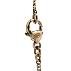 シャネル ヴィンテージ ココマーク パール ラインストーン ネックレス ゴールド メッキ レディース CHANEL 【中古】