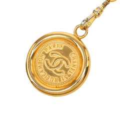 シャネル ココマーク 31 RUE CAMBON PARIS ３連 チェーンベルト ゴールド ブラック メッキ レザー レディース CHANEL 中古