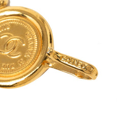 シャネル ココマーク 31 RUE CAMBON PARIS ３連 チェーンベルト ゴールド ブラック メッキ レザー レディース CHANEL 中古