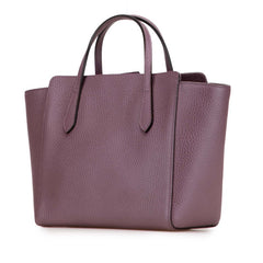 グッチ チルドレンズ スウィング テディーベア ハンドバッグ 355640 パープル系 レザー レディース GUCCI 【中古】