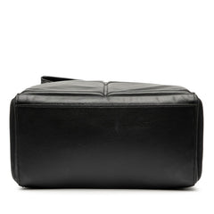ボッテガヴェネタ マキシイントレチャート リュック バックパック ブラック レザー メンズ BOTTEGAVENETA 【中古】