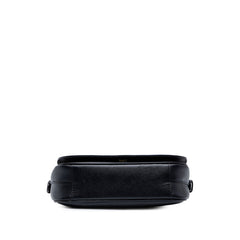 プラダ サフィアーノ 斜め掛け ショルダーバッグ 1BD192 ブラック レザー レディース PRADA 中古