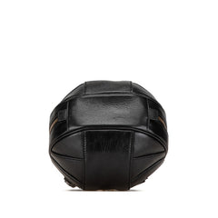 グッチ GGロゴ バスケットボール ミニ ハンドバッグ ショルダーバッグ 2WAY 547855 ブラック レザー レディース GUCCI 【中古】